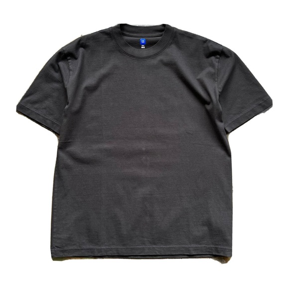NWT YZY x GAP T Shirt UNRELEASED Premium Boxy Blank Black - Picture 1 of 3